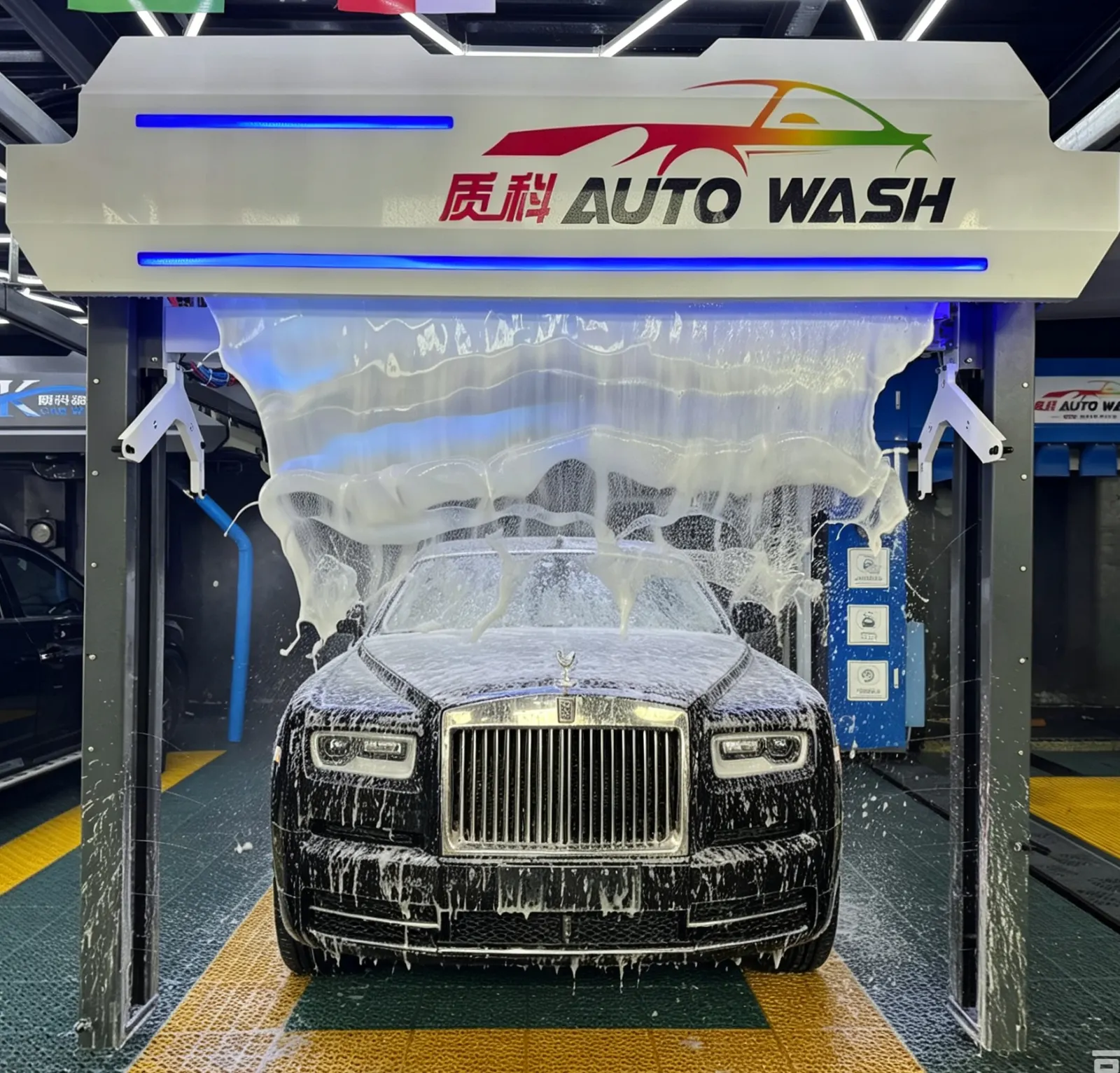 Zhike touchless automatic car wash machine foam washing passenger vehicle
