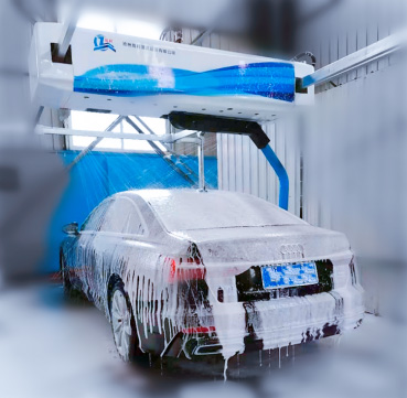 Contactless car wash machine